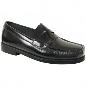 NEW SCHOOL ISSUE boys simon loafer in black